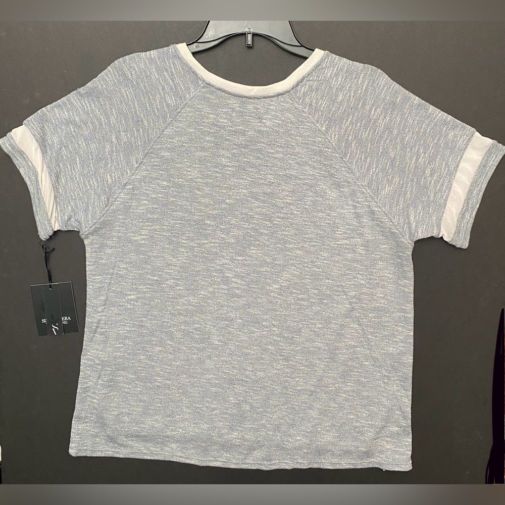 Simply Vera Vera Wang Two Piece Sleep Set Short Sleeved Shirt & Shorts Sleepwear - Picture 3 of 13